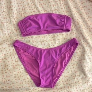 Vibrant Purple Bikini Set
